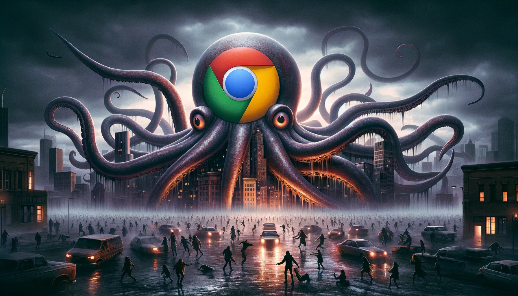 Google chrome as the evil squid